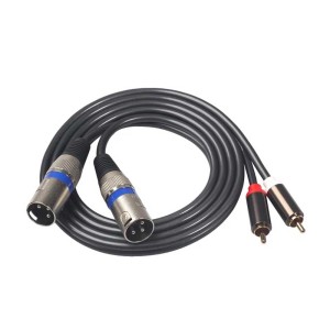 Cablu 2X XLR tata la 2RCA tata 1.5M engross
