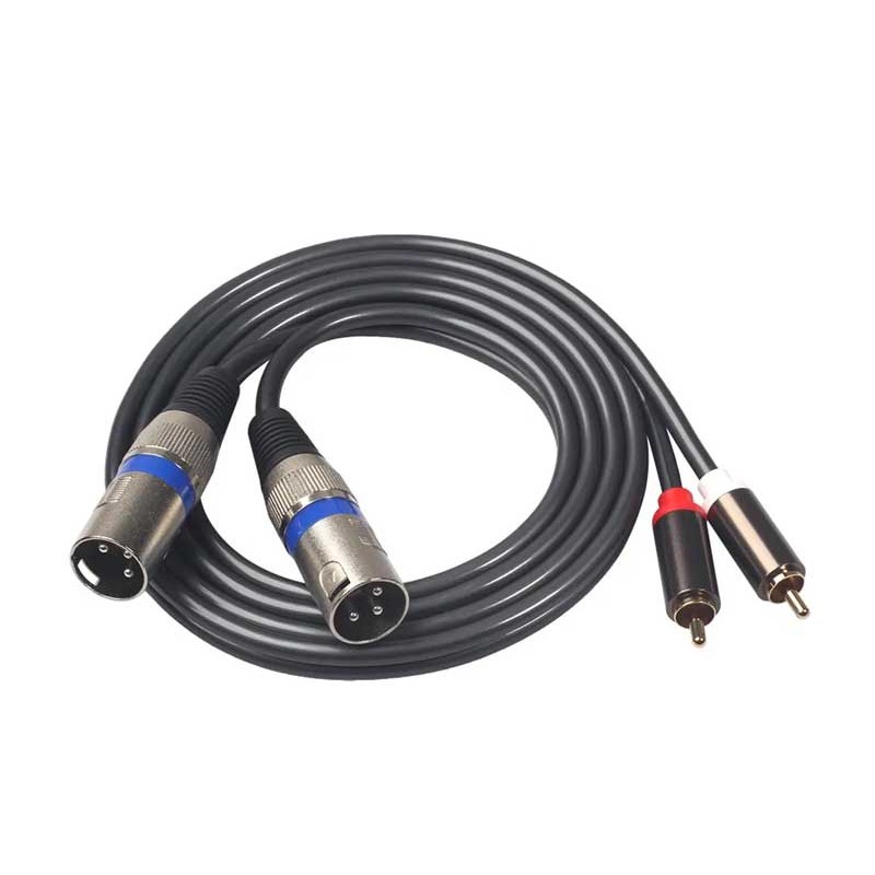 Cablu 2X XLR tata la 2RCA tata 1.5M engross