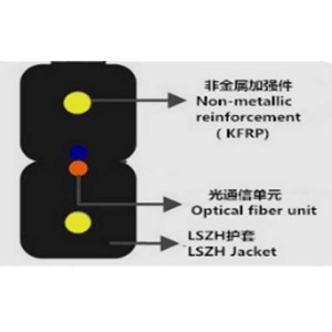 Fibra optica FTTH 4Core LSZH 10M engross