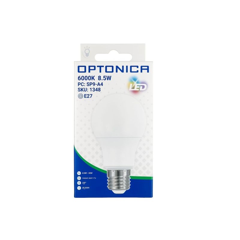 Bec leduri 8.5W lumina alb-rece HQ engross
