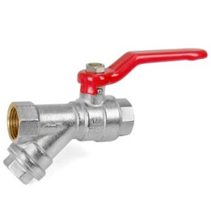 Robinet trecere cu filtru Y de 1/2 engross