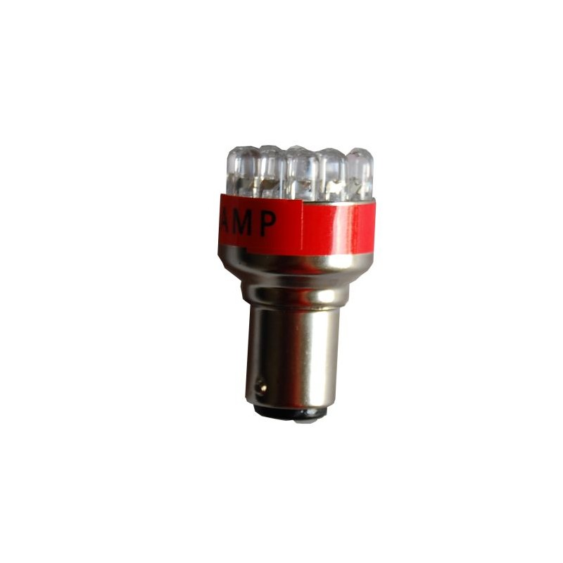 Bec auto 12V s25/1157-19led rosu engross