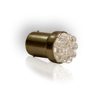 Bec auto 12V G18.5 9led alb engross