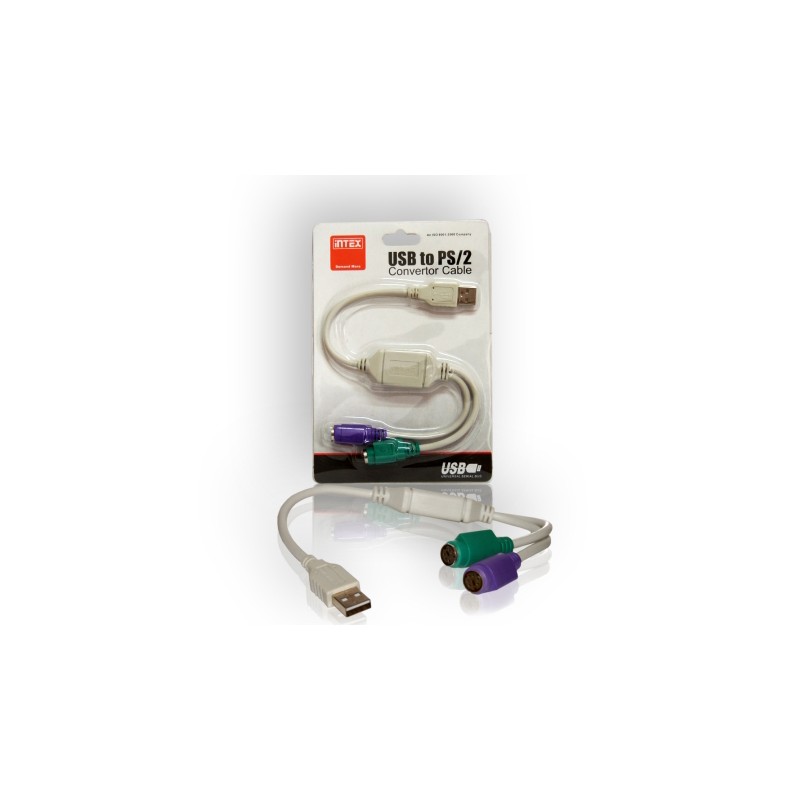 Cablu adaptor USB la 2 PS2 Intex engross