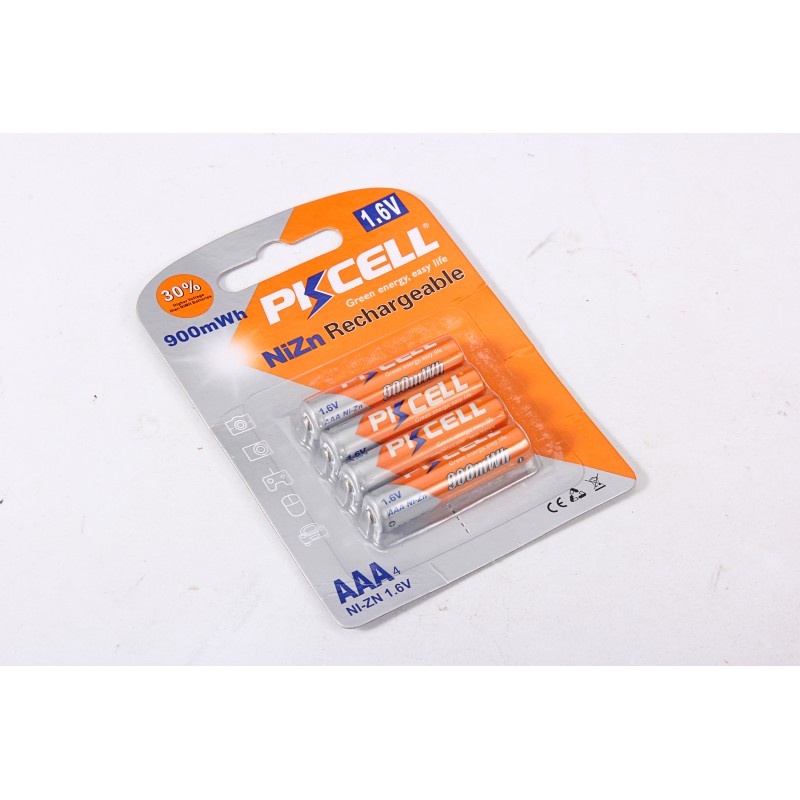 Set 4 acumulatori R3 NiZn 1.6V 900ma PKCELL engross