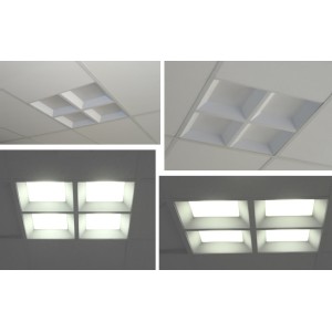 Corp iluminat 60x60cm leduri 28W engross