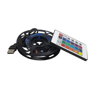 Banda led iluminare fundal tv 2m cu telecomanda engross