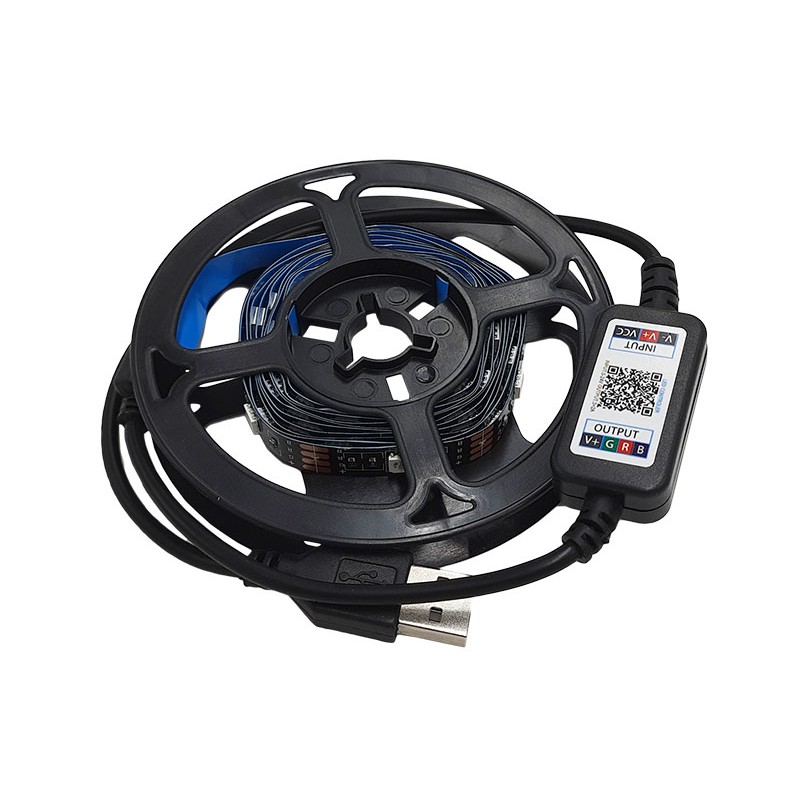 Banda led iluminare fundal tv 2m cu bluetooth engross