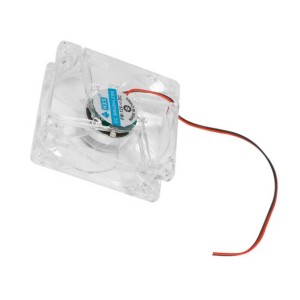 Ventilator 12V 80x80x25mm cu leduri rosii engross