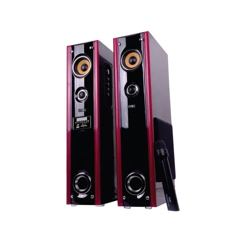 Set boxe turn active+microfon+cititor SD/USB Intex engross