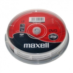 Set 10 DVD-RW Maxell 2X engross
