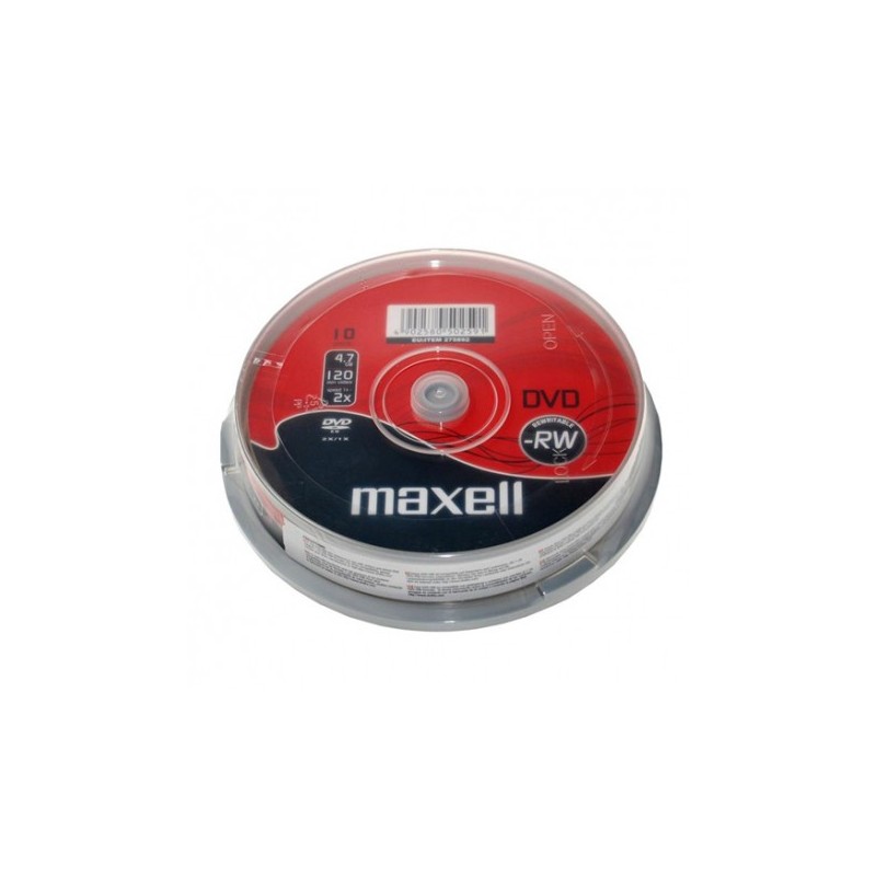 Set 10 DVD-RW Maxell 2X engross