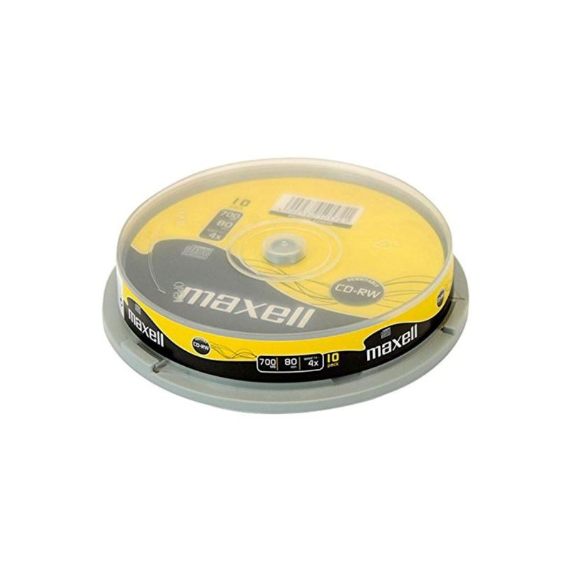 CD-RW Maxell reinscriptibil 700mb, 4x, 10buc/set engross