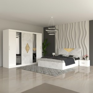 Dormitor Imperial Alb