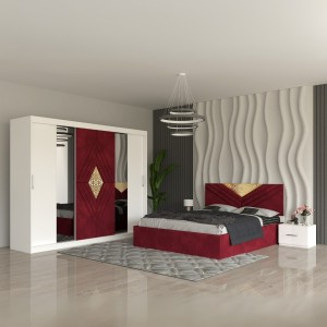 Dormitor Imperial Rosu