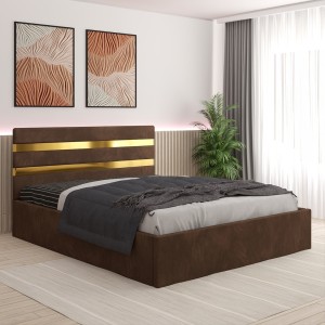 Pat Tapitat Clio Maro + Saltea 20cm Grosime