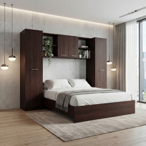 Dormitor Giulia, 4 Piese, Culoare Wenge